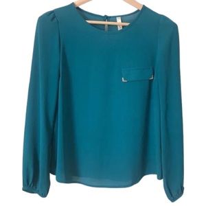 Cherish Chiffon Long Sleeve Blouse